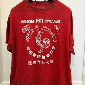 Sriracha Red Graphic Tee - Short Sleeve